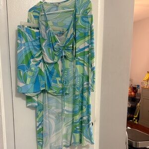 Colorful Swirl Pattern 3 Piece Set